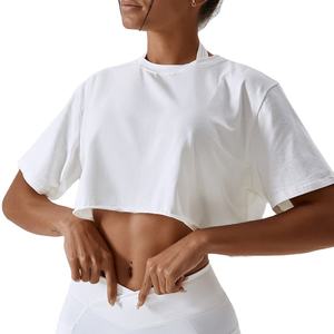 Fournisseur OEM – Meilleur prix – T-shirts courts pour femmes – Grandes tailles – Coton – Séchage rapide et respirant - Product Image 1