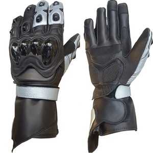 Gants de course unisexes MIX STYLE en cuir de chèvre et polyuréthane à doigts entiers, compatibles écran tactile, avec fermeture auto-agrippante, pour sports de plein air - Product Image 1