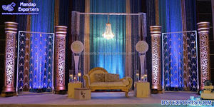 Candelabro de pared de estilo occidental para decoración de bodas, con diseño moderno telón de fondo, ideal para eventos, fiestas y bodas, nuevo - Product Image 6