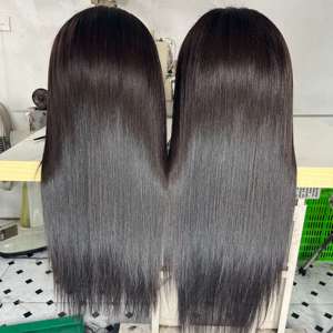 Offre spéciale, perruques Lace Frontal HD 13x4 13x6 pouces, perruques de cheveux humains péruviens lisses 150% 180% cheveux humains, vente en gros - Product Image 1