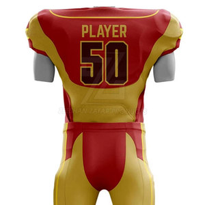 Comfortable Fit Ideal For Sports Practice And <b>Physical</b> Conditioning American Football Uniform Set Men Durable Fabric - Product Image 5