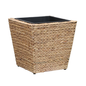 Panier de jardinage haut de gamme en jacinthe d'eau de style rustique pour patios extérieurs, terrasses et balcons, fabriqué au Vietnam - Product Image 4