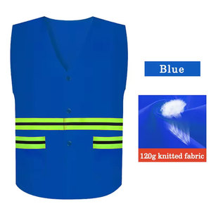 Gilet de sécurité grande taille en gros, nouveau style, col en V, faible MOQ, pour usage extérieur et travail - Product Image 5