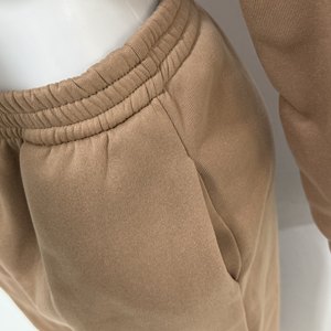 OEM 2026Wholesale Custom Plain <b>Women</b> <b>Sweatsuit</b> Set Breathable Casual Tracksuit with Hoodie and Sweat Pants <b>for</b> Autumn - Product Image 6