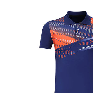 Polo personnalisé à séchage rapide, sublimation directe d'usine, polyester, polos de sublimation personnalisés, polos de tennis et de badminton - Product Image 5