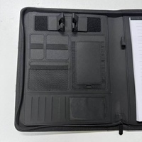 Personalizado de lujo de la pantalla LED de la cartera del logotipo de la PU de carga inalámbrica de archivos A4 Touch Light up LED Logo Padfolios para negocios