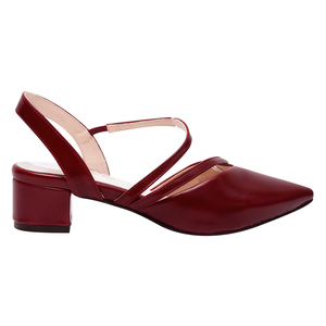 Ann'S Ladies Mid Heel <b>Slingback</b> Dress Red <b>Shoes</b> - Product Image 2