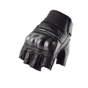 Guantes de Motociclismo Personalizados de Cuero Elástico con Hebilla, Guantes Cortos para Motocross y Deportes al Aire Libre con Marca Personalizada - Product Image 3