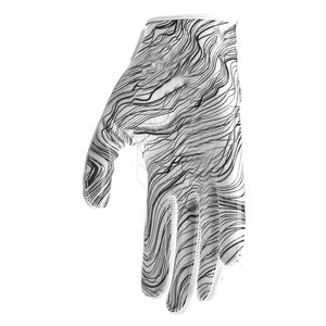 Gants de football américain en cuir de haute qualité, à doigts entiers, légers, pour l'entraînement, ajustement facile, sangle de poignet réglable avec boucle auto-agrippante - Product Image 4