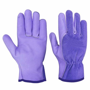 Top Quality Goatskin and Split Leather <b>Driver</b> Work <b>Gloves</b> for Unisex Heavy Duty Industrial Hand Safety Gardening <b>Gloves</b> - Product Image 4