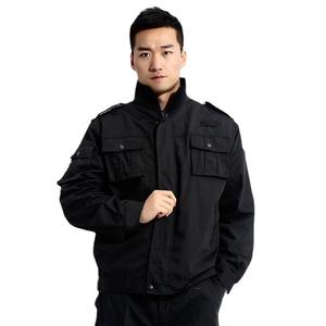पुरुषों के लिए सुरक्षा गार्ड वर्दी जैकेट, पुरुषों के लिए सुरक्षा जैकेट काले कपड़े - Product Image 5