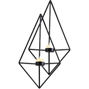 เสื้อโค้ทโลหะสีดำดีไซน์อินเดียสำหรับใช้กลางแจ้งฐานสามเหลี่ยมหรูหรา - Product Image 2