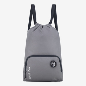 Mochila con cordón de piel de tiburón unisex Arctic Fox, bolsa de gimnasio de nailon resistente e impermeable para natación, baloncesto y playa - Product Image 1