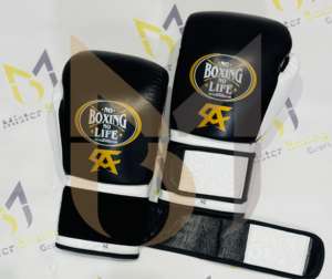 Guantes de Entrenamiento de Boxeo Último Modelo Sin Aros |   Dedo Completo |   Cierre de Gancho y Bucle |   Cuero Genuino |   Absorción de Humedad |   Tamaños de 8oz a 18oz - Product Image 3