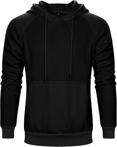 Sweat à capuche d'hiver pour homme, coupe classique, 100% coton molletonné 500 g/m², couleur unie, longueur standard, grandes tailles, vente en gros - Product Image 2