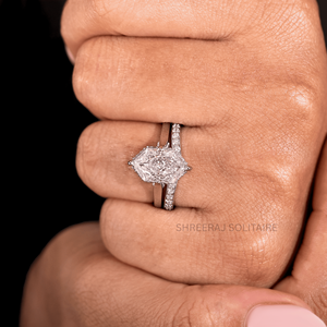 Anillo de Compromiso con Diamante Cultivado en Laboratorio, Anillo de Boda con Diamante Marquise, Oro 14K 18K, Platino 950, Joyería Personalizada - Product Image 3