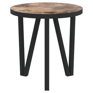 Petite table basse en acier thermolaqué MDF noir et jaune – Catégorie de produit : Tables basses - Product Image 3