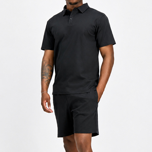 Custom <b>Men's</b> Twin Set <b>Short</b> Sleeve <b>T</b> <b>Shirt</b> <b>and</b> <b>Shorts</b> Two Piece Casual Gym Sportswear Outfit Wholesale Manufacturer OEM Service - Product Image 2