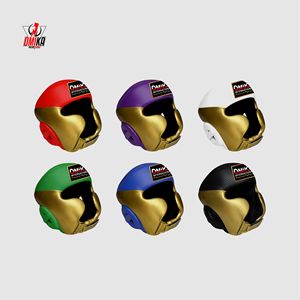 Best Protection Performance Customized Color Size Comfortable MMA Leather Kick Boxing <b>Training</b> <b>Head</b> Guard for Men Breathable - Product Image 5