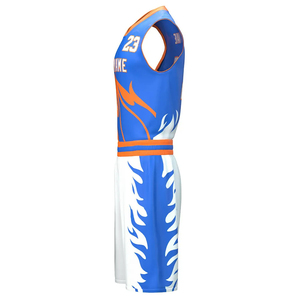 Ensemble d'uniformes de basketball de qualité supérieure en gros – Créez votre propre style avec les dernières impressions, fabriqué en polyester de haute qualité - Product Image 3