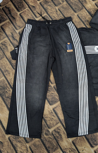 ชุดเซ็ตเสื้อฮู้ดดี้และกางเกงวอร์มพิมพ์ลายทั้งตัว ผ้าฝ้าย สไตล์วินเทจ สตรีทแวร์ ทรงโอเวอร์ไซส์ หนานุ่มพิเศษ - Product Image 5