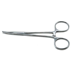 Pinces hémostatiques chirurgicales courbées de 5,5 pouces - Acier inoxydable, manuelles, certifiées CE, ensemble de pinces médicales par SurgiRight - Product Image 3