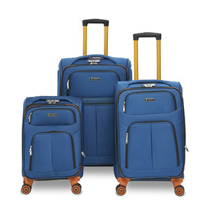 Juego de Maletas de Poliéster de 3 Piezas con 4 Ruedas, Juego de Bolsas de Viaje Ligeras con Candado de Combinación y Asa Suave - Product Image 6