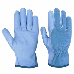 Top Quality Goatskin and Split Leather <b>Driver</b> Work <b>Gloves</b> for Unisex Heavy Duty Industrial Hand Safety Gardening <b>Gloves</b> - Product Image 5