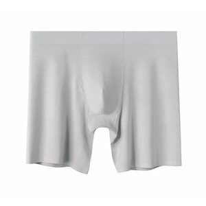 Boxers mi-longs pour hommes, sous-vêtements masculins sans couture, respirants, avec poche U, jambes longues, sexy, caleçons pour homme - Product Image 3