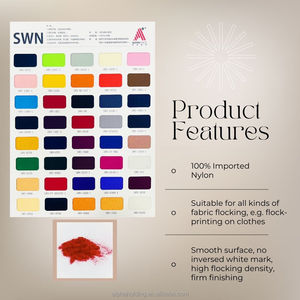 Fabrication de fibres de flocage électrostatique en nylon, 0,6 mm, 1,5D denier, poudre de flocage, fibres de flocage AN-05 - Product Image 2