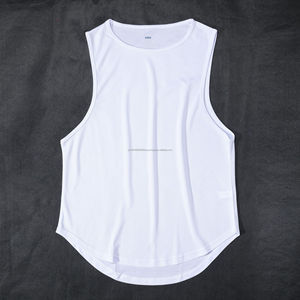 <b>Mens</b> New Design <b>Vest</b> Tops Oversized Gym tank Top Singlets Quick Dry Basketball Train tank Top - Product Image 1