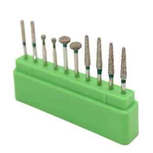10 Pieces Carbide Rotary Drill Drilling Tool High Speed Diamond Needle Set Dental Material Gadget Dental Bur Kit By Dentavex - Product Image 5