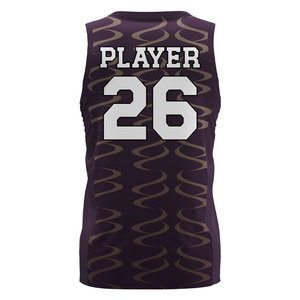 Camiseta de Baloncesto Sublimada Personalizada, Logotipo Personalizado, Nombre del Jugador, Número, Uniforme del Equipo, Fabricante, Venta al Por Mayor - Product Image 3