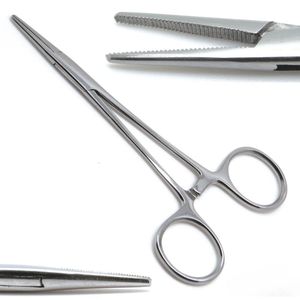 Pinzas Hemostáticas Halsted Mosquito de 5 Pulgadas, Rectas, de Acero Inoxidable, para Tejidos, Instrumentos Quirúrgicos - Product Image 1