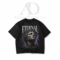 T-shirt graphique surdimensionné personnalisé en denim délavé pour hommes |   Fabricant de t-shirts en coton lourd de style streetwear vintage