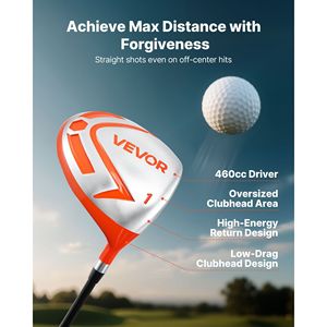 Set di mazze da Golf da 12 pezzi da donna con mano destra completo 460CC #1 pilota #3 5 Fairway Wood #4 ibrido #5/#6/#7/#8/#9/# PW/# SW Golf - Product Image 3