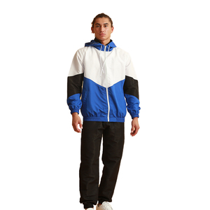 Ensemble de survêtement en nylon pour homme de haute qualité, coupe-vent, logo personnalisé, ensembles coupe-vent pour homme - Product Image 1