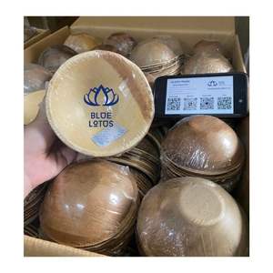 Tazón de Hoja de Palma de Material Superior 2026, Vajilla Ecológica Desechable para Servir Ensaladas y Comidas para Llevar, Resistente y Fácil de Limpiar - Product Image 1