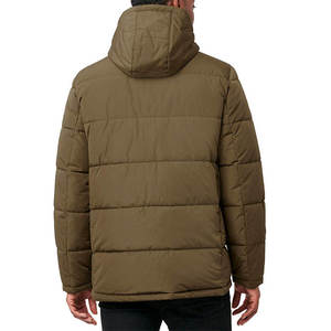 Blouson matelassé pour homme à imprimé graphique, motif portrait esthétique, manteau d'hiver matelassé, col montant, streetwear rembourré, vêtement d'extérieur - Product Image 5