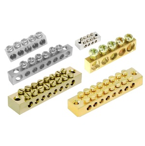 Wholesale Supply 2 Way Aluminum Neutral Link Grounding Bar Kit with <b>Mounting</b> Feet RoHS Compliant Terminal <b>Blocks</b> - Product Image 4