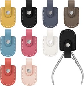 Étui de protection portable pour coupe-cuticules, 9 couleurs, en acier inoxydable, à large ouverture, résistant à la rouille - Product Image 1