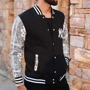Chaqueta Varsity de Cuero con Capucha para Hombre, Estilo Vintage de Invierno, Personalizable con Logotipo Frontal, Diseño de Alta Calidad, Ecológica - Product Image 3