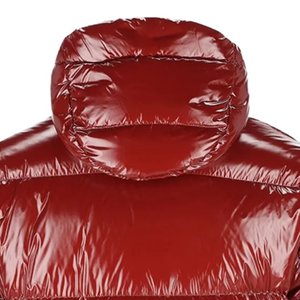 Nouvelle conception personnalisée, doudounes d'hiver coupe-vent en toile entièrement imprimées, motif lettres fines, doublure satinée, pour un style urbain avant-gardiste. - Product Image 2