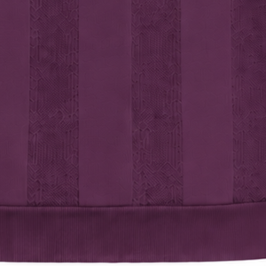 Pull-over en maille pour homme, violet prune, à manches longues, motif rayé texturé, col et poignets côtelés, style décontracté chic, haut de gamme - Product Image 6