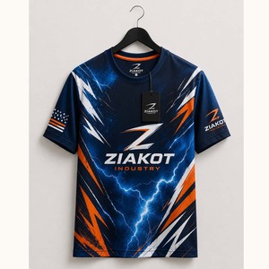 Fabricante de Camisetas Personalizadas, Camisetas de Algodón, Camisetas Extra Grandes, Impresión de Logotipos, Ropa Deportiva al por Mayor, ZIAKOT INDUSTRY Pakistán - Product Image 2