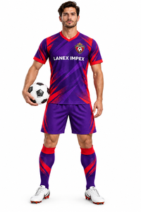 Ensemble de maillots de football personnalisés de qualité supérieure pour hommes et garçons, respirant, léger, à séchage rapide, vêtements de sport - Product Image 2
