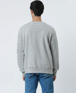 Bulk High Quality Sales Wholesale Embroidered Breathable Cotton Sweatshirts with Print, Zipper Sleeve Pocket Detail Plain <b>Sweats</b> - Product Image 2