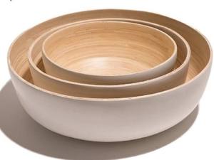 ชามสลัดไม้ไผ่ทำด้วยมือจากเวียดนาม - Product Image 6