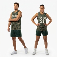 Maillot de basket-ball pour équipe masculine, uniforme de haute qualité, édition classique, réversible, vêtements de sport brodés