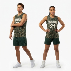 Maillot de basket-ball pour équipe masculine, uniforme de haute qualité, édition classique, réversible, vêtements de sport brodés - Product Image 2